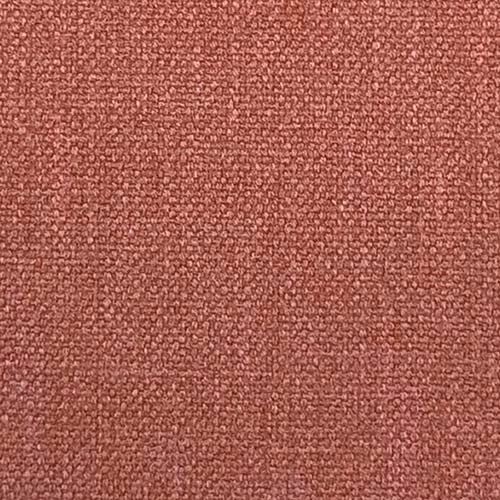 Close-up of a dusty strawberry-pink plain weave fabric with a fine textured surface