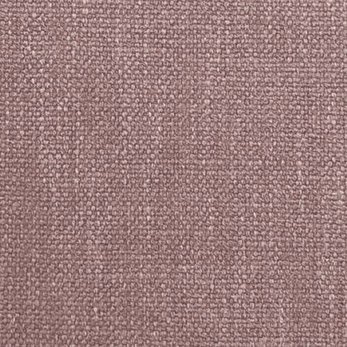 Close-up of muted thistle-pink plain weave fabric with a nubby texture