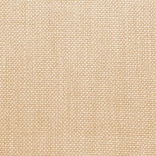 Close-up of a warm vanilla cream plain weave with fine nubby texture