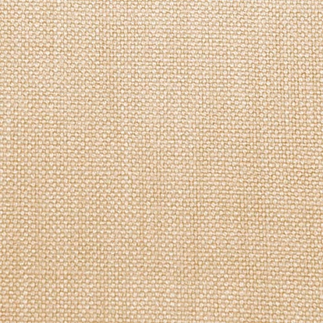 Close-up of a warm vanilla cream plain weave with fine nubby texture