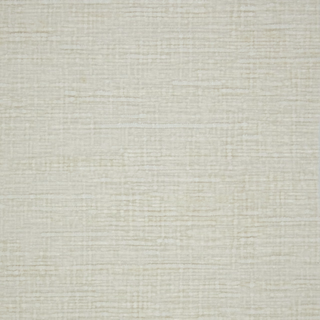 Pale ivory cream plain fabric swatch with fine horizontal ribbed texture