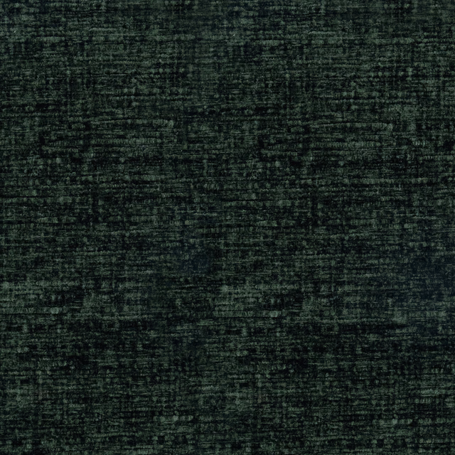 Close-up of dark forest green plain fabric with a soft, textured weave