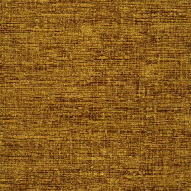 Close-up of honey-gold plain woven fabric with subtle textured striations