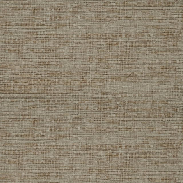 Close-up of a soft beige woven plain fabric with fine horizontal slub texture