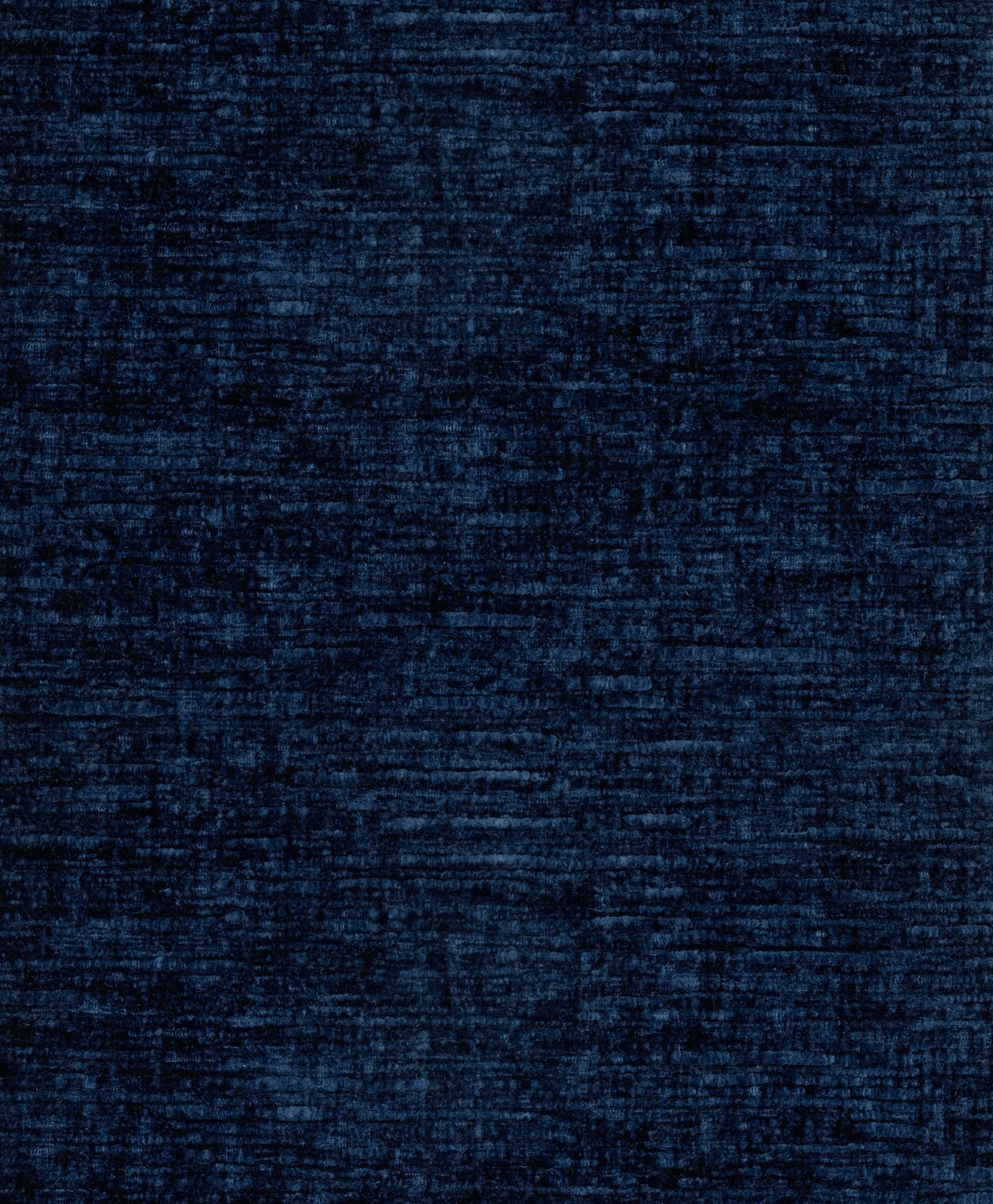 Deep navy-blue plain fabric with subtle striated texture and darker mottling
