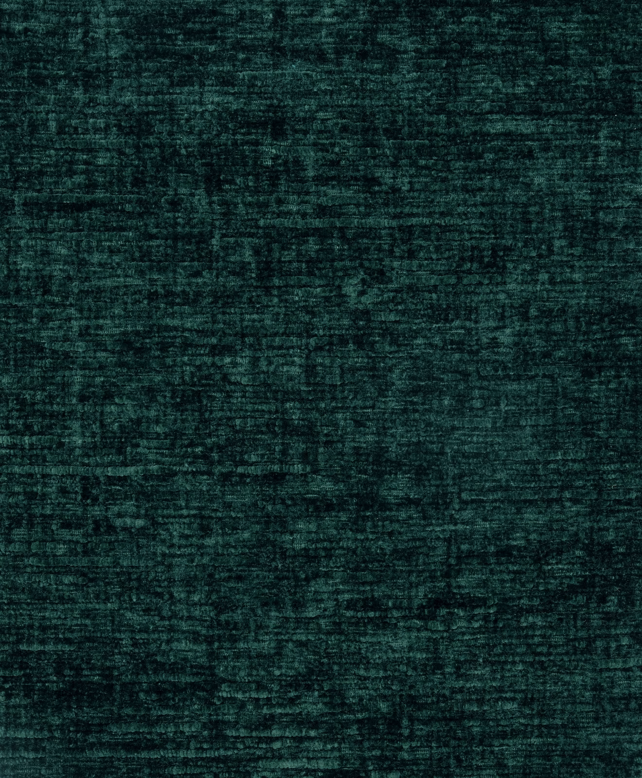 Deep teal plain fabric with a softly textured, velvety surface