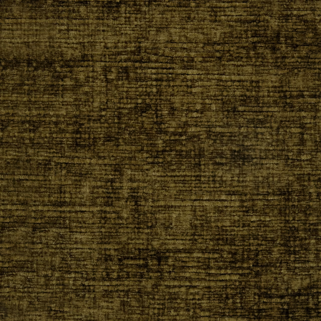 Textured olive-green plain fabric with dark mottled horizontal striations