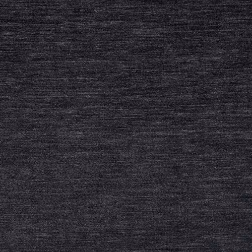 Close-up of dark charcoal black velvet with a soft, low-sheen pile