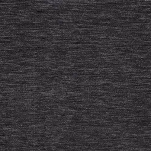 Close-up of dark graphite velvet with subtle tonal striations and a soft nap