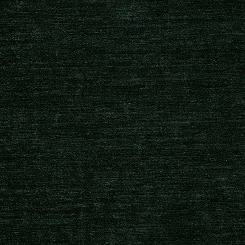 Deep forest green plain velvet swatch with a soft, low-sheen pile