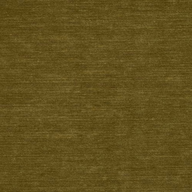 Muted olive green velvet swatch with a soft brushed horizontal nap