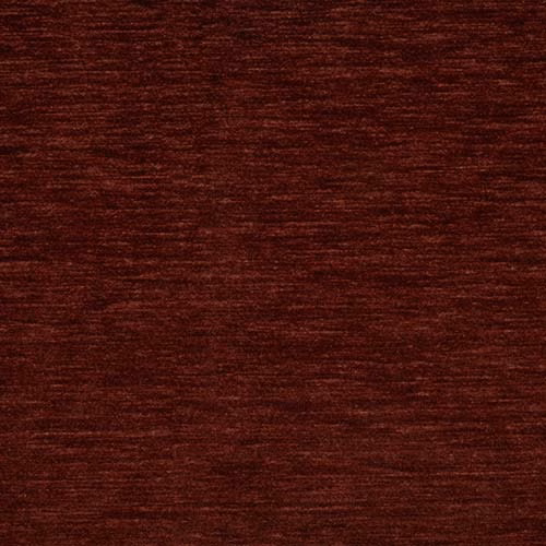 Deep paprika red velvet with a subtle horizontal striated sheen