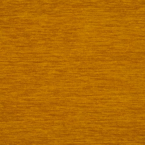 Close-up of pumpkin orange velvet with a soft directional pile and golden sheen