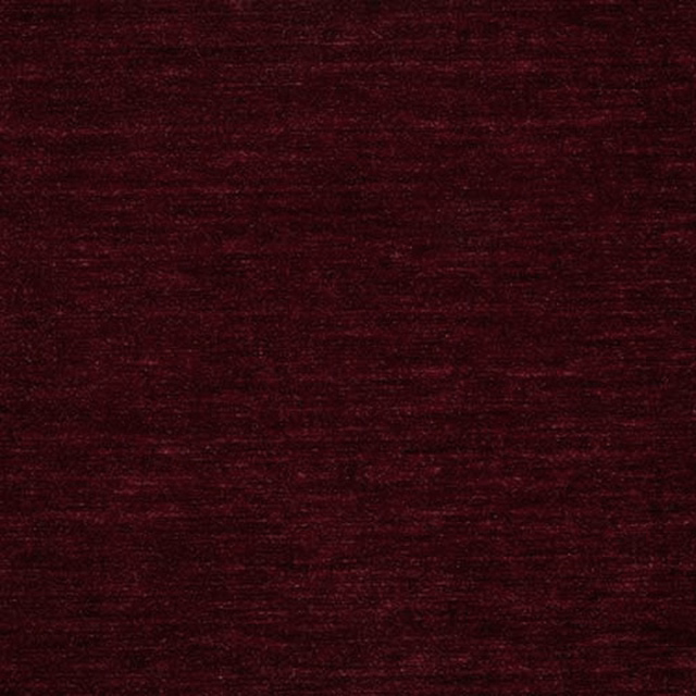 Deep ruby red velvet swatch with a dark, low-sheen pile