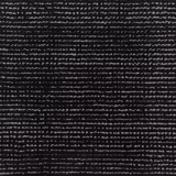 Near-black Jet textile with broken silvery flecks in dense horizontal nubby rows