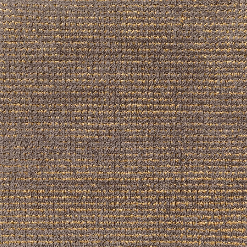 Warm taupe carpet textile with fine gold flecks and ridged woven texture