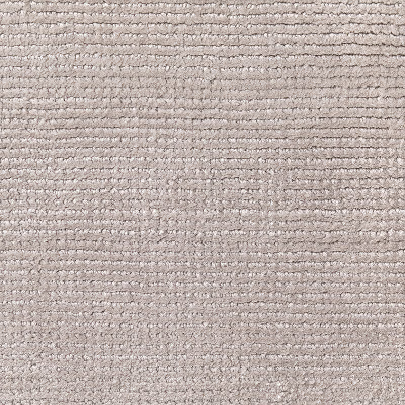 Pale taupe Canvas textile with irregular horizontal ridges and softly flecked loops