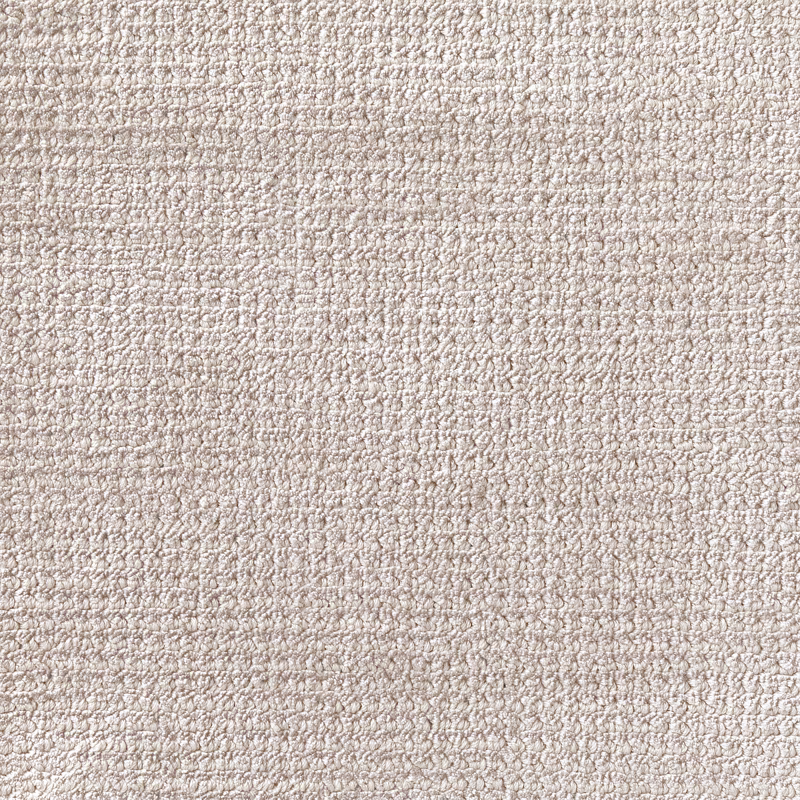 Pale platinum greige carpet textile with a dense, nubby woven surface
