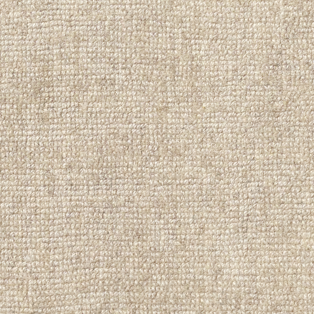 Close-up of warm beige Ammonite carpet with a softly nubby ivory-flecked weave
