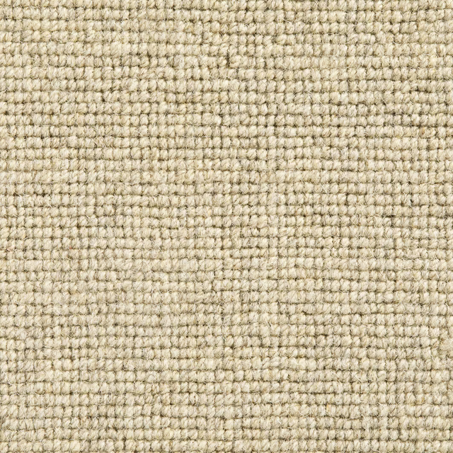 Warm barley carpet textile with nubby cream-beige loops and subtle oat flecks
