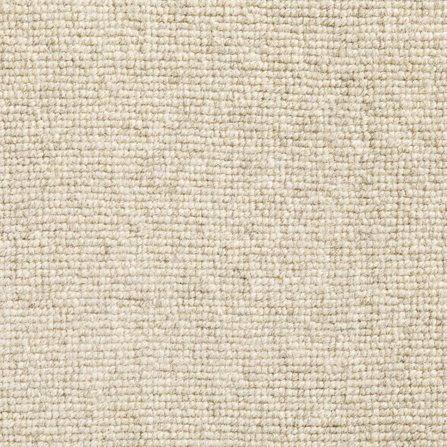 Close-up of warm almond beige textile with dense nubby horizontal weave