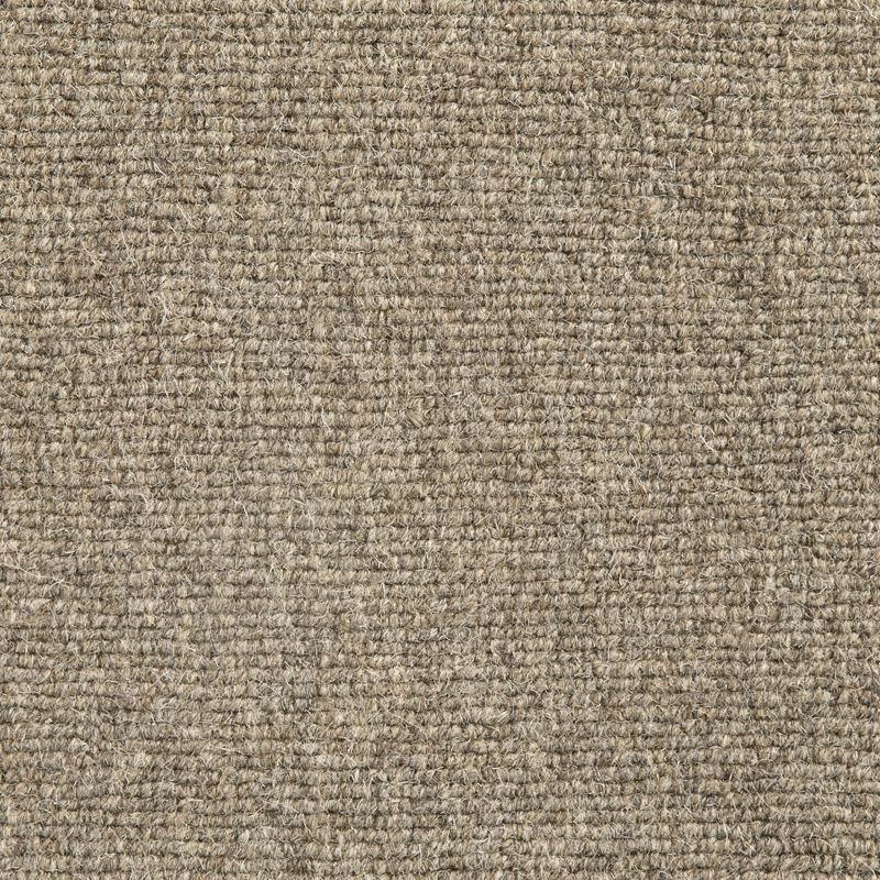 Warm clove taupe-brown carpet weave with softly mottled horizontal texture