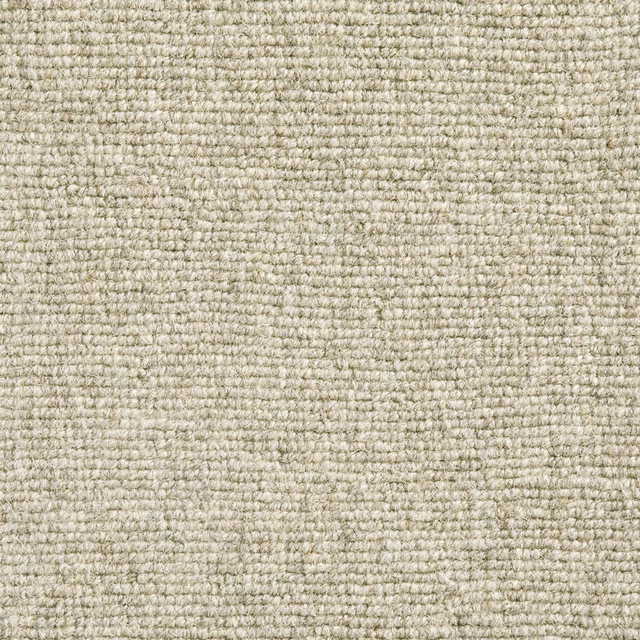 Pale oatmeal-beige Sarawak textile with a nubby, softly flecked woven surface