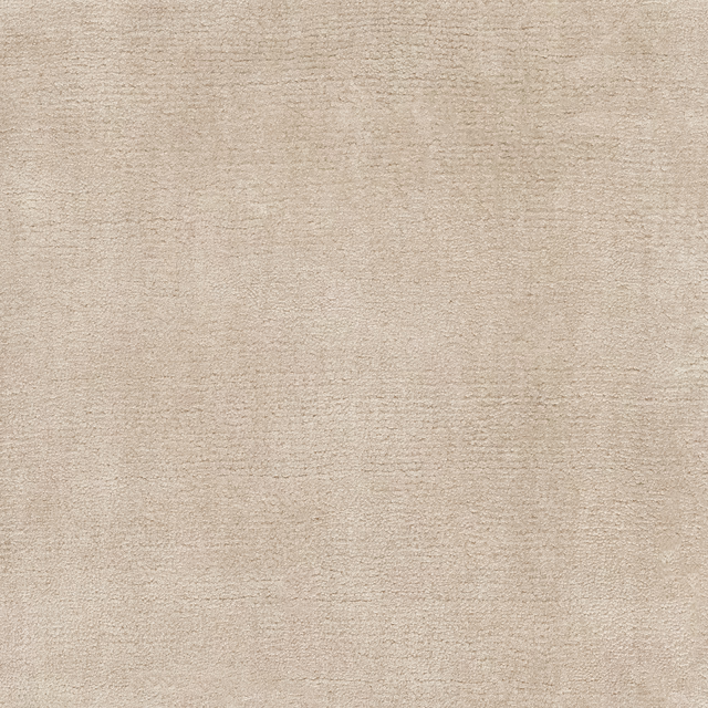 Warm platinum greige carpet with fine horizontal texture and subtle tonal variation