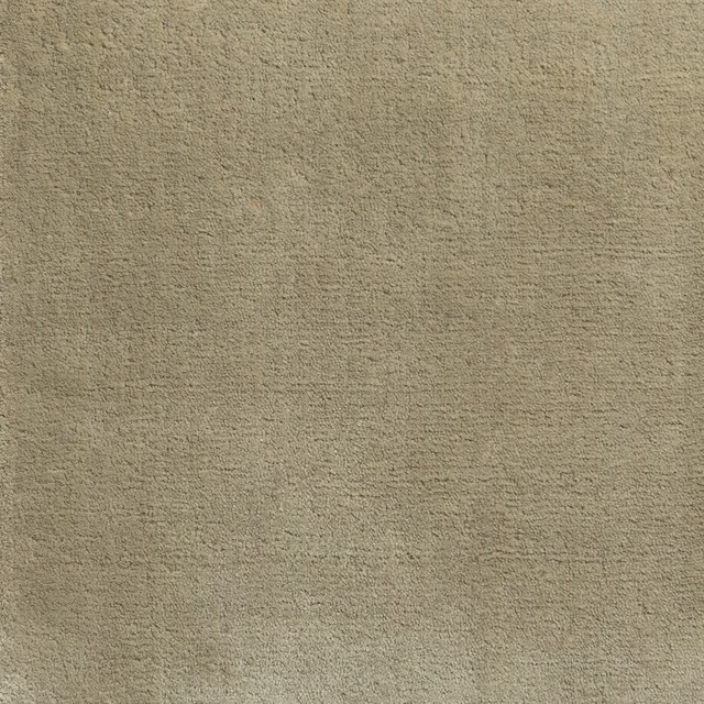 Muted taupe-olive carpet with a close, softly napped unpatterned surface
