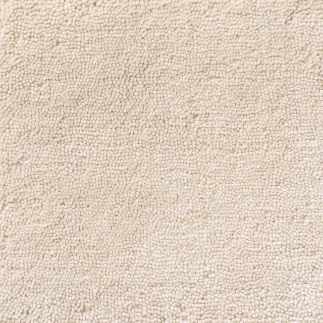 Warm ivory-cream Calico carpet textile with dense beige-flecked looped texture