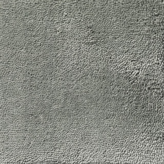 Muted grey-green khaki carpet with dense pebble-like loops and softly mottled shading