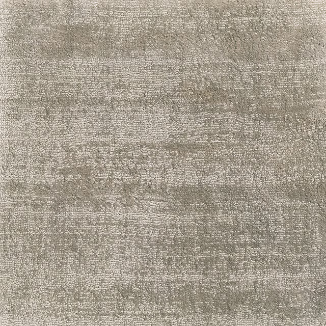 Close-up of Mouse taupe textile with dense nubby weave and mottled grey flecks