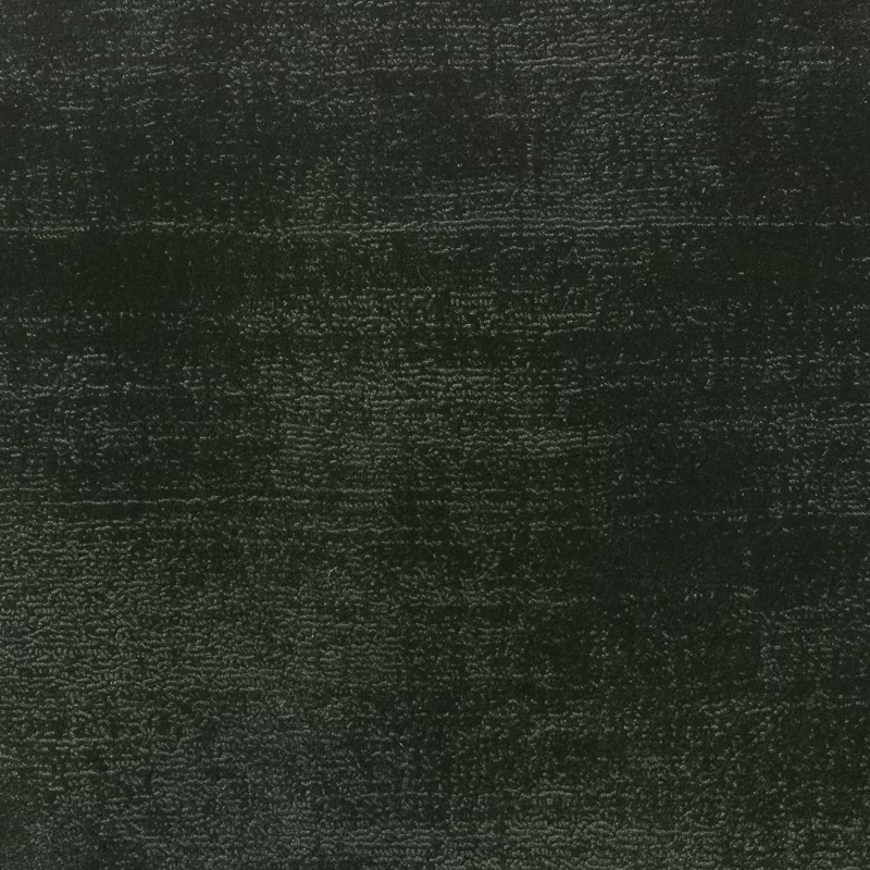 Near-black forest green textile with fine horizontal nubby texture and subtle sheen