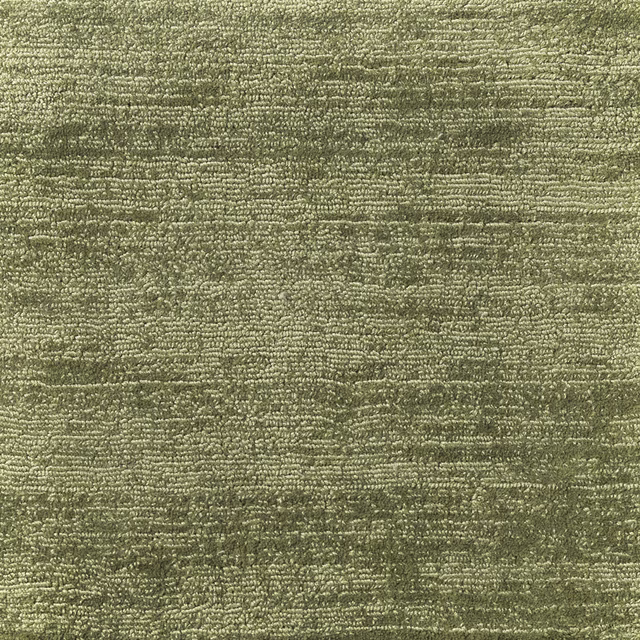 Close-up of muted sage-green textile with nubby horizontal texture and tonal olive shading