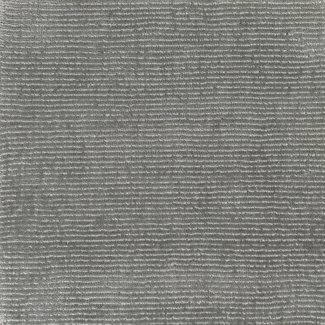 Muted eucalyptus grey-green textile with fine ridged horizontal woven texture