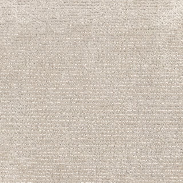 Pale Snow ivory carpet with fine horizontal slub texture and softly flecked weave