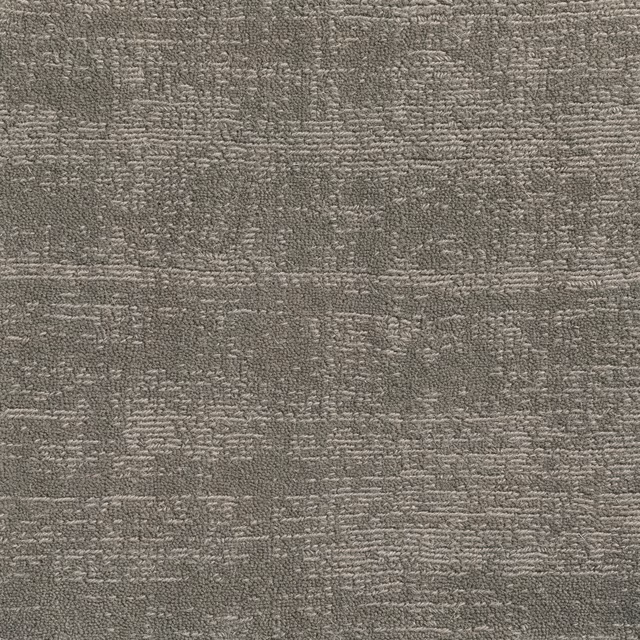 Mottled grey-taupe Seal textile with dense nubby horizontal woven texture
