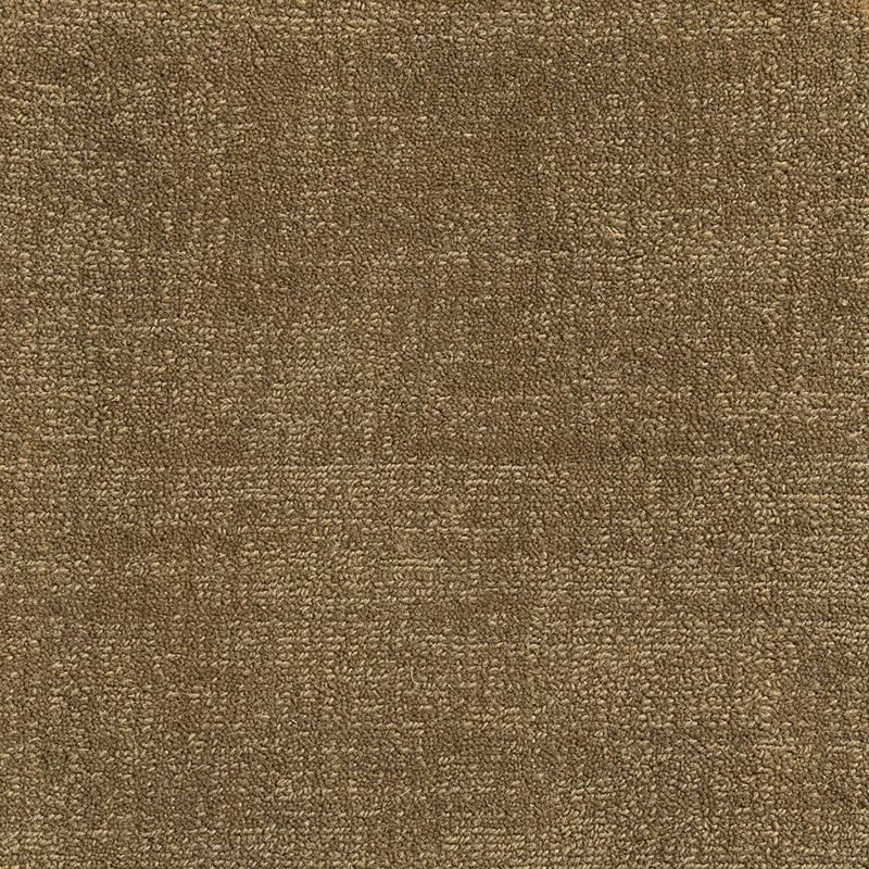 Close-up of muted olive-taupe Sedge carpet with dense nubby woven texture