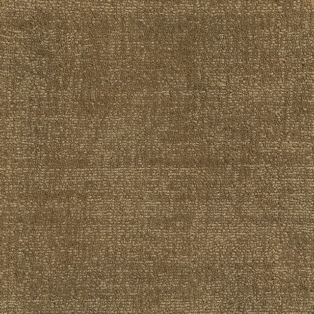Close-up of muted olive-taupe Sedge carpet with dense nubby woven texture