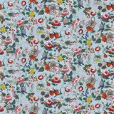 Flower Fan Sky Blue fabric