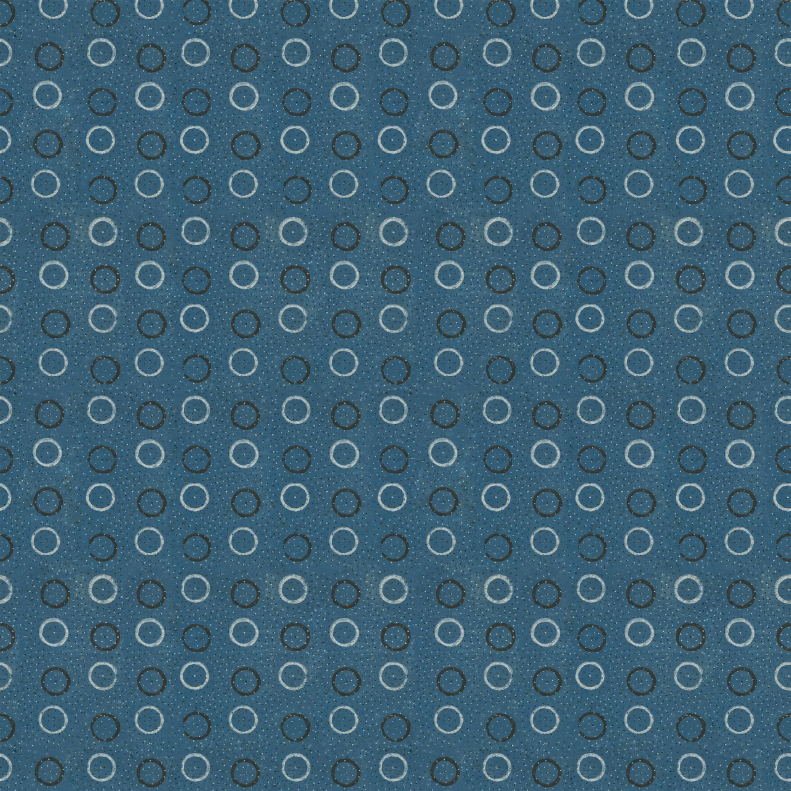 Indigo Circles Indigo fabric