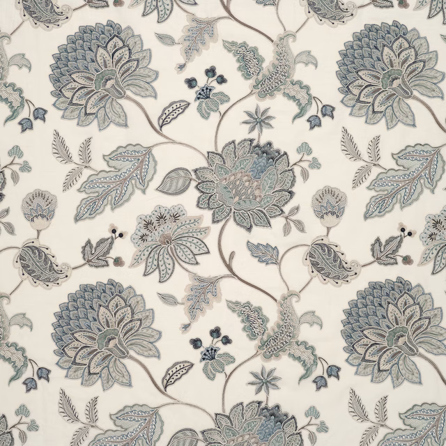 Bloom Blue fabric