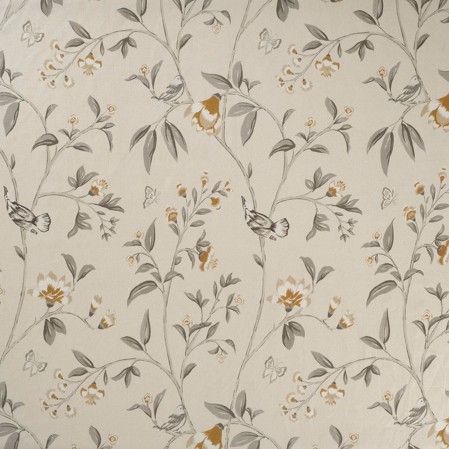 Hidcote Natural/Gold fabric