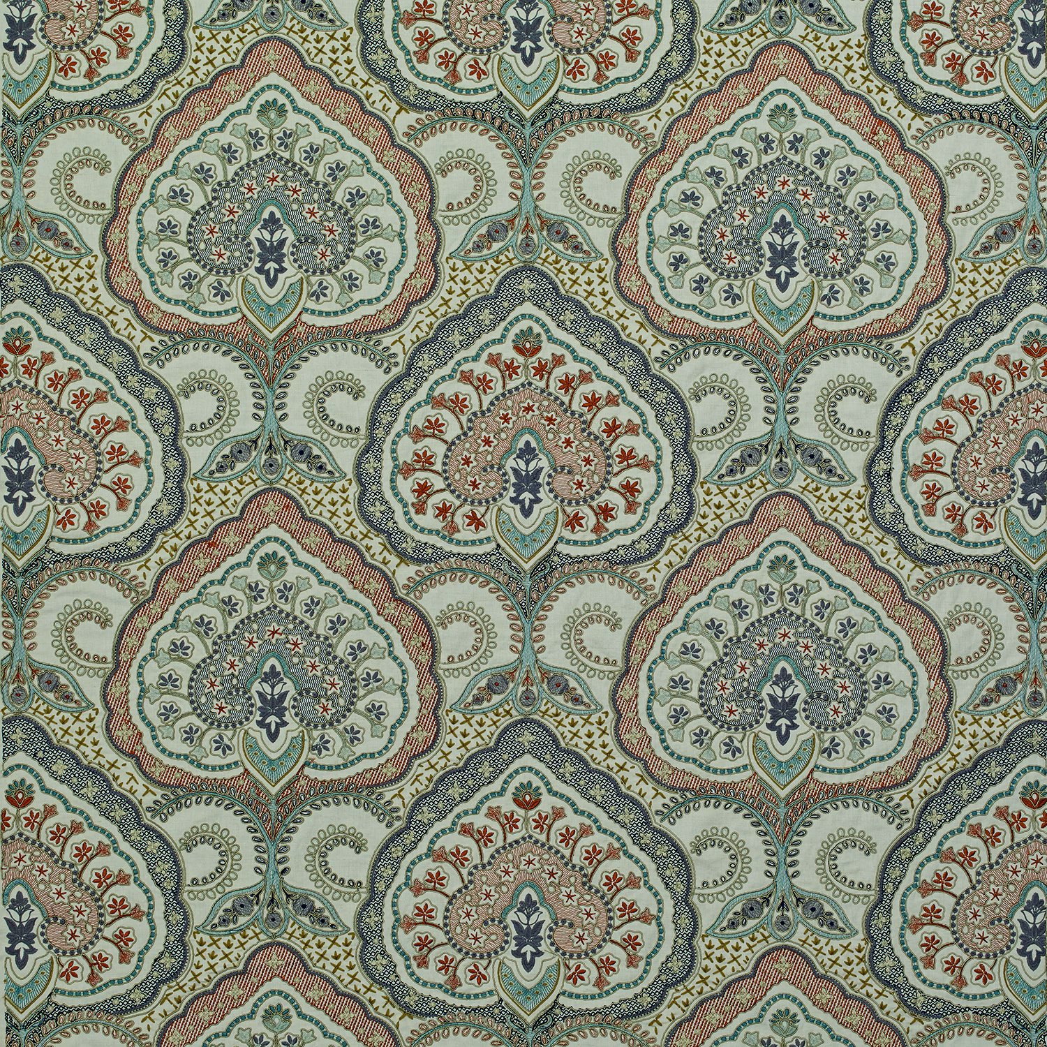 Fitzrovia Blue Multi fabric