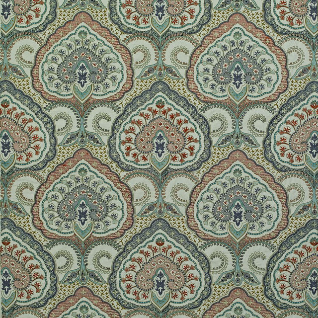 Fitzrovia Blue Multi fabric