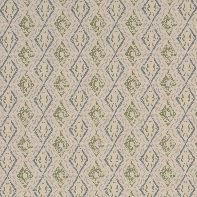 Dacca Blue/Green fabric