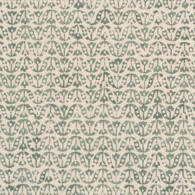 Flori Old Green fabric