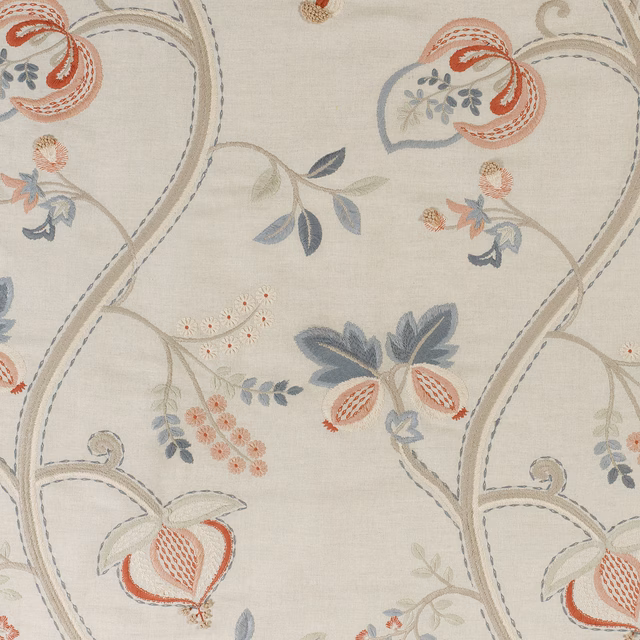 Elizabeth Red/Blue fabric