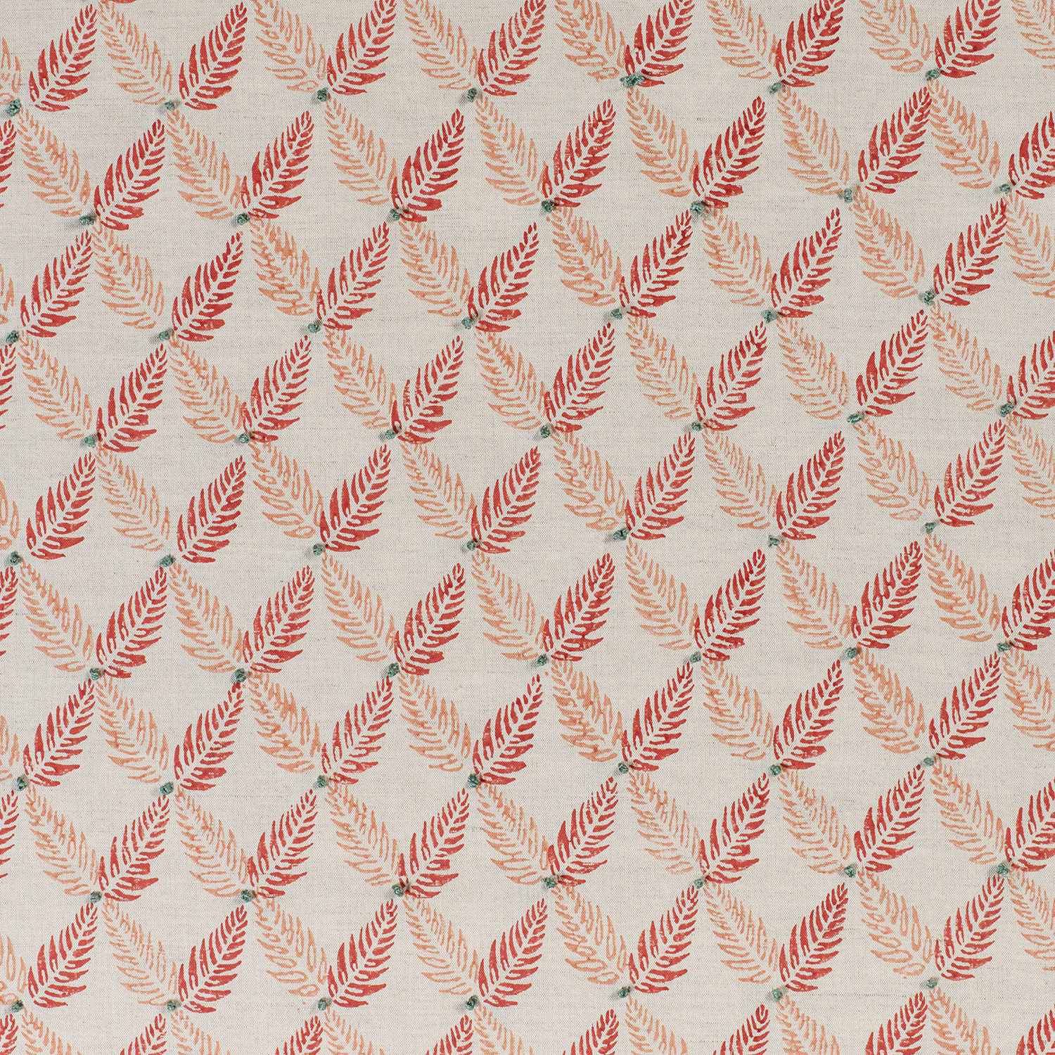 Knot Garden Red fabric