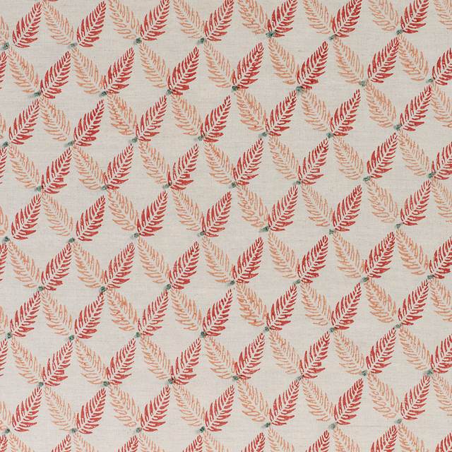 Knot Garden Red fabric